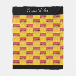 Afrikaanse kunst, tropisch zomerpatroon fleece deken