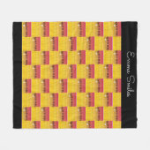 Afrikaanse kunst, tropisch zomerpatroon fleece deken (Voorkant (Horizontaal))