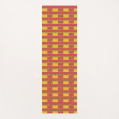 Afrikaanse kunst, tropische zonsondergang yogamat (Voorkant)