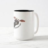 Afrikaanse kunst tweekleurige koffiemok (Voorkant rechts)