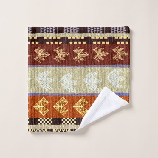 "Afrikaanse kunst voor thuis" Bad Handdoek (Wasdoekje)