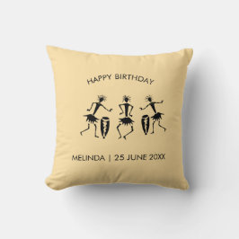 Afrikaanse kunst, vrolijke dans kussen