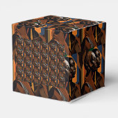 Afrikaanse kunst. Vrouwen die naar de voorkant kij Bedankdoosjes (Achterkant)