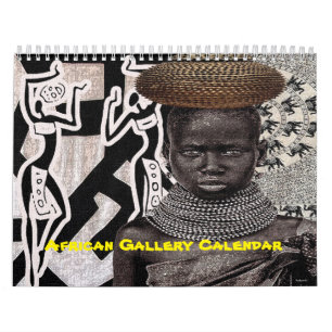 "Afrikaanse kunstgalerie" Kalender