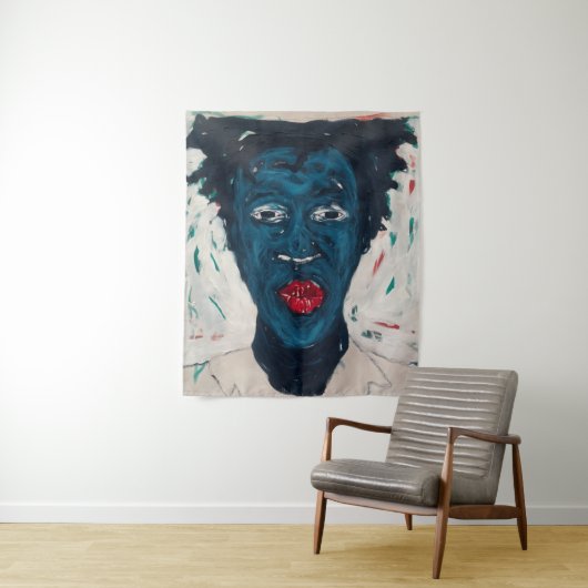 Afrikaanse Kunstposter Wandkleed (In situ)