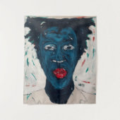 Afrikaanse Kunstposter Wandkleed (Voorkant)