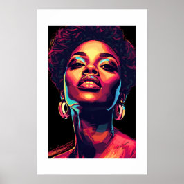 Afrikaanse kunstprint poster