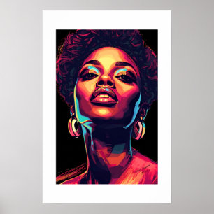 Afrikaanse kunstprint poster