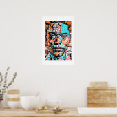 Afrikaanse kunstprint poster (Keuken)