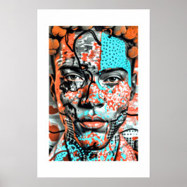 Afrikaanse kunstprint poster