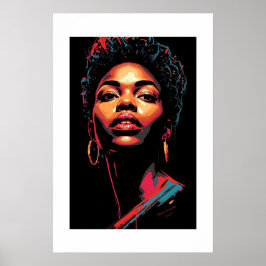 Afrikaanse kunstprint poster