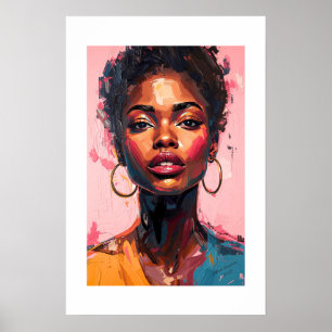 Afrikaanse kunstprint poster