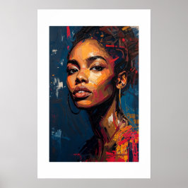 Afrikaanse kunstprint poster