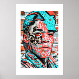 Afrikaanse kunstprint poster