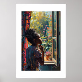 Afrikaanse kunstprint poster