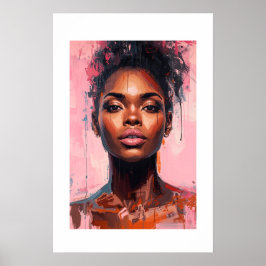 Afrikaanse kunstprint poster