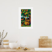 Afrikaanse kunstprint poster (Keuken)