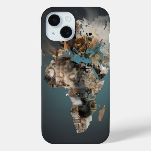 Afrikaanse kunstschelp Case-Mate iPhone case (Achterkant)