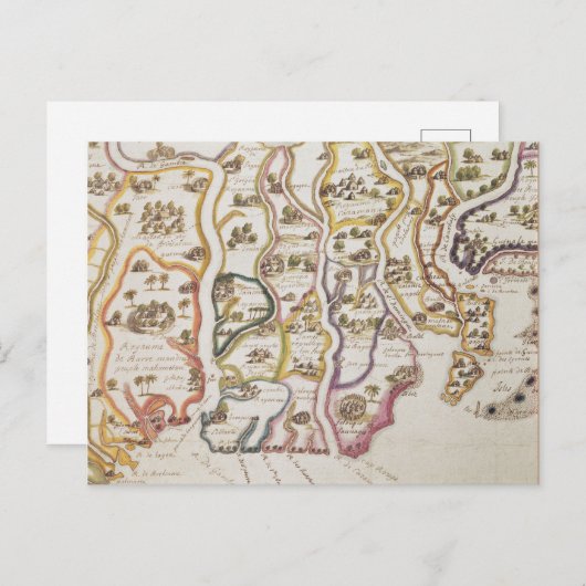 Afrikaanse kust en Gambia | 1622 Briefkaart (Voorkant / Achterkant)