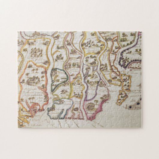 Afrikaanse kust en Gambia | 1622 Legpuzzel (Horizontaal)