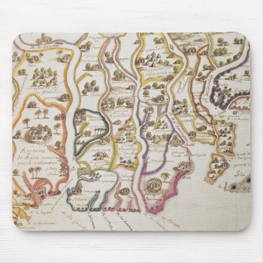 Afrikaanse kust en Gambia | 1622 Muismat (Voorkant)