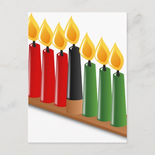 afrikaanse kwanzaa briefkaart (Voorkant)