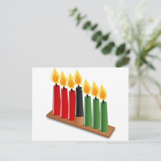 afrikaanse kwanzaa briefkaart (Staand voorkant)