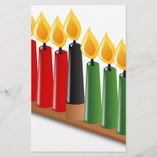 afrikaanse kwanzaa briefpapier (Voorkant)