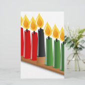 afrikaanse kwanzaa briefpapier (Staand voorkant)