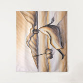 Afrikaanse landschapsarchitectuur wandkleed (Voorkant)