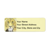 Afrikaanse Leeuw Etiket (Voorkant)