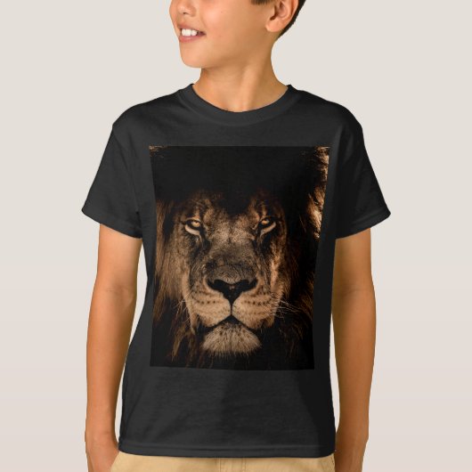 afrikaanse leeuw houdt de ogen dicht t-shirt (Voorkant)