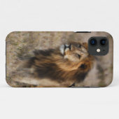 Afrikaanse leeuw in Grass Case-Mate iPhone Case (Achterkant (horizontaal))
