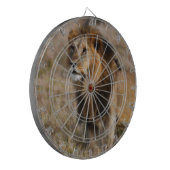Afrikaanse leeuw in Grass Dartbord (Voorkant Links)