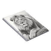 Afrikaanse leeuw potlood tekening notitieboek (Rechterzijde)