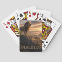 Afrikaanse Leeuw Savanne DIEREN Poker