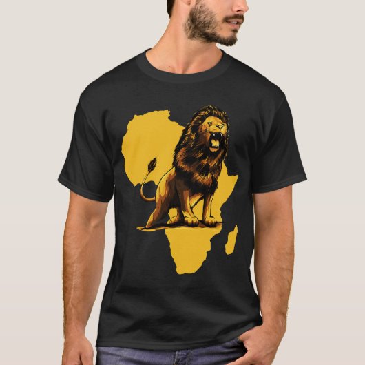 Afrikaanse Leeuw T-shirt (Voorkant)