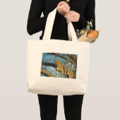 Afrikaanse leeuwin grote tote bag (Voorkant (product))