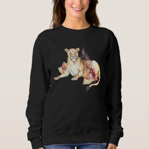 Afrikaanse leeuwin ik Savannah Wildbloem ik Waterc Trui