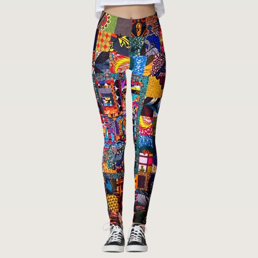 Afrikaanse Leggings met hoge kwaliteit voor alles- (Voorkant)