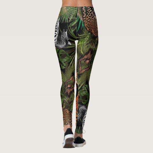 Afrikaanse Leggings van wilde dieren (Achterkant)
