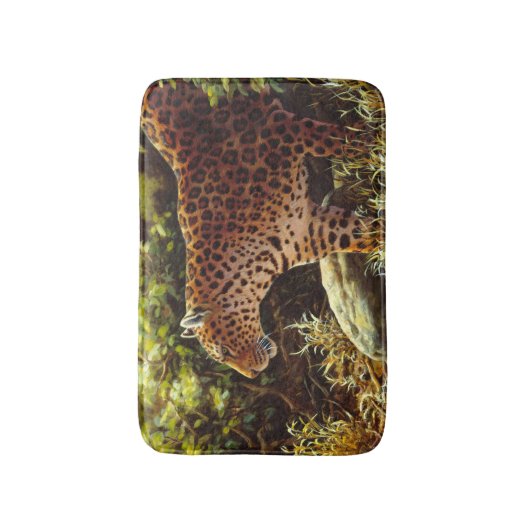 Afrikaanse leopard Bathroom Mat (Voorkant Verticaal)