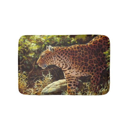 Afrikaanse leopard Bathroom Mat (Voorkant)