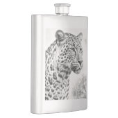 Afrikaanse Leopard Pencil Drawing Flacon (Rechts)