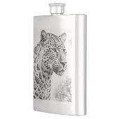 Afrikaanse Leopard Pencil Drawing Flacon (Links)