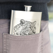 Afrikaanse Leopard Pencil Drawing Flacon (Voorbeeld)