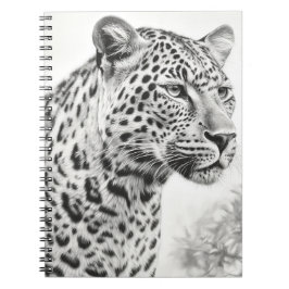 Afrikaanse Leopard Pencil Drawing Notitieboek