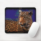 Afrikaanse Leopard Wildlife Art Mousepad Muismat (Met muis)