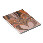 Afrikaanse Lichtblonde Kaleidoscoop Art Print Desi Notitieblok (Schuin)