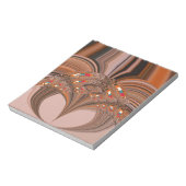 Afrikaanse Lichtblonde Kaleidoscoop Art Print Desi Notitieblok (Linkerzijde)